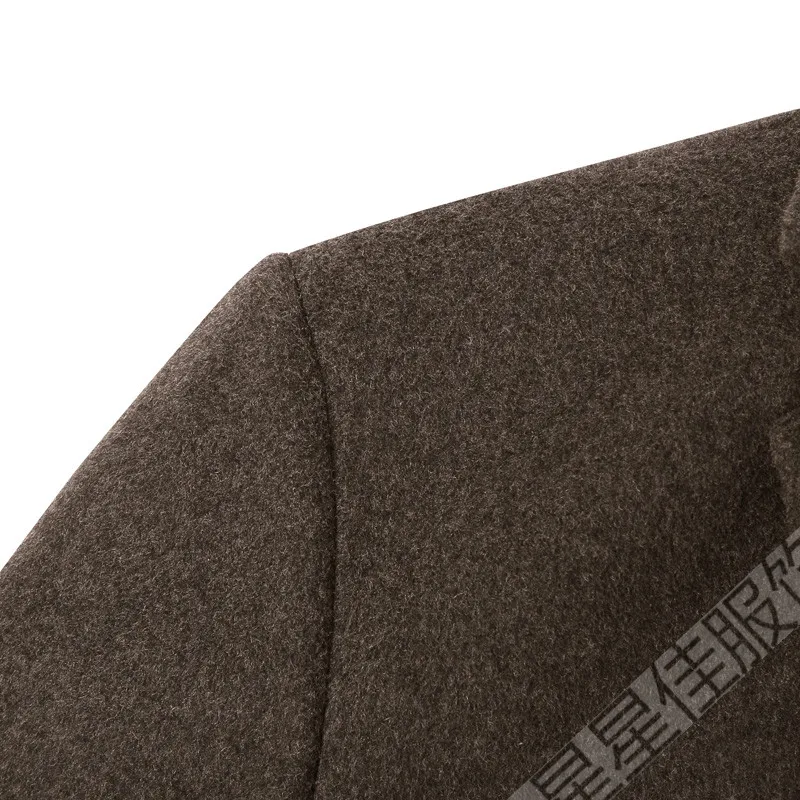 10XL 8XL зима для мужчин's повседневное утолщаются шерстяные Тренч бизнес пальто