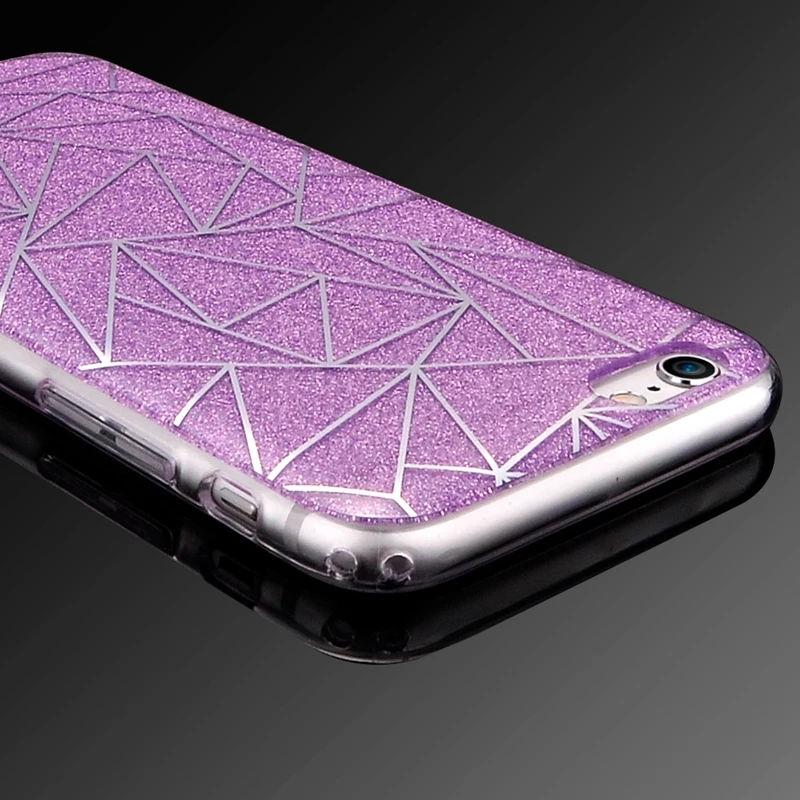 Roybens для чехла iPhone 5S роскошный блестящий песчаник блеск мягкий чехол 5 SE