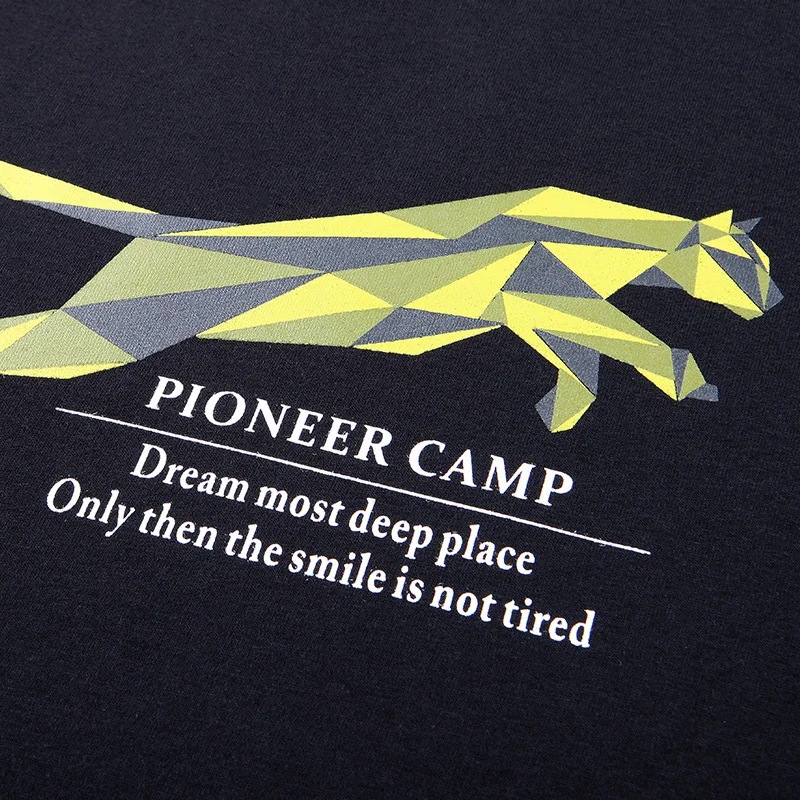 Мужская футболка с коротким рукавом Pioneer camp летняя брендовая хлопковая Футболка