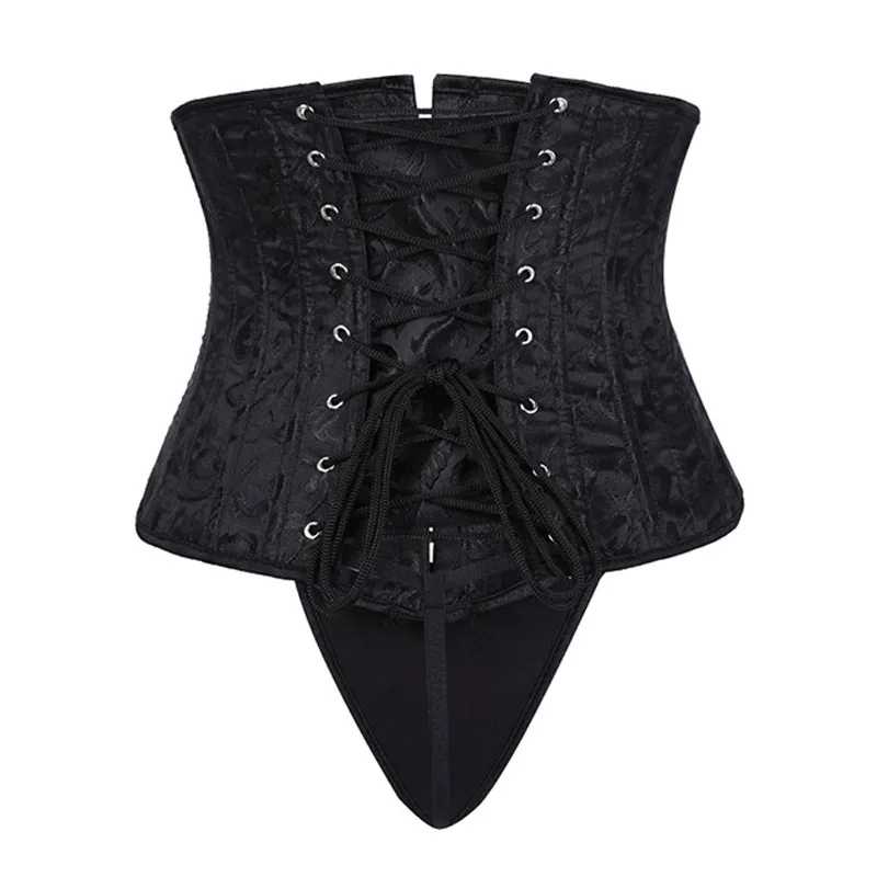 28 Sprial Steel костяной корсет бюстье Black Shapewear для талии тонкий утягивающий