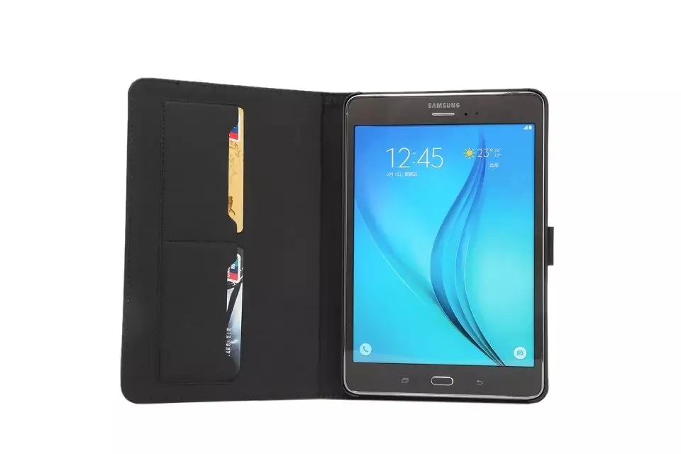 Премиум кожаный чехол для Samsung Galaxy Tab A 8 0 &quotSM T350 SM P350 T355 P355 умный ударопрочный