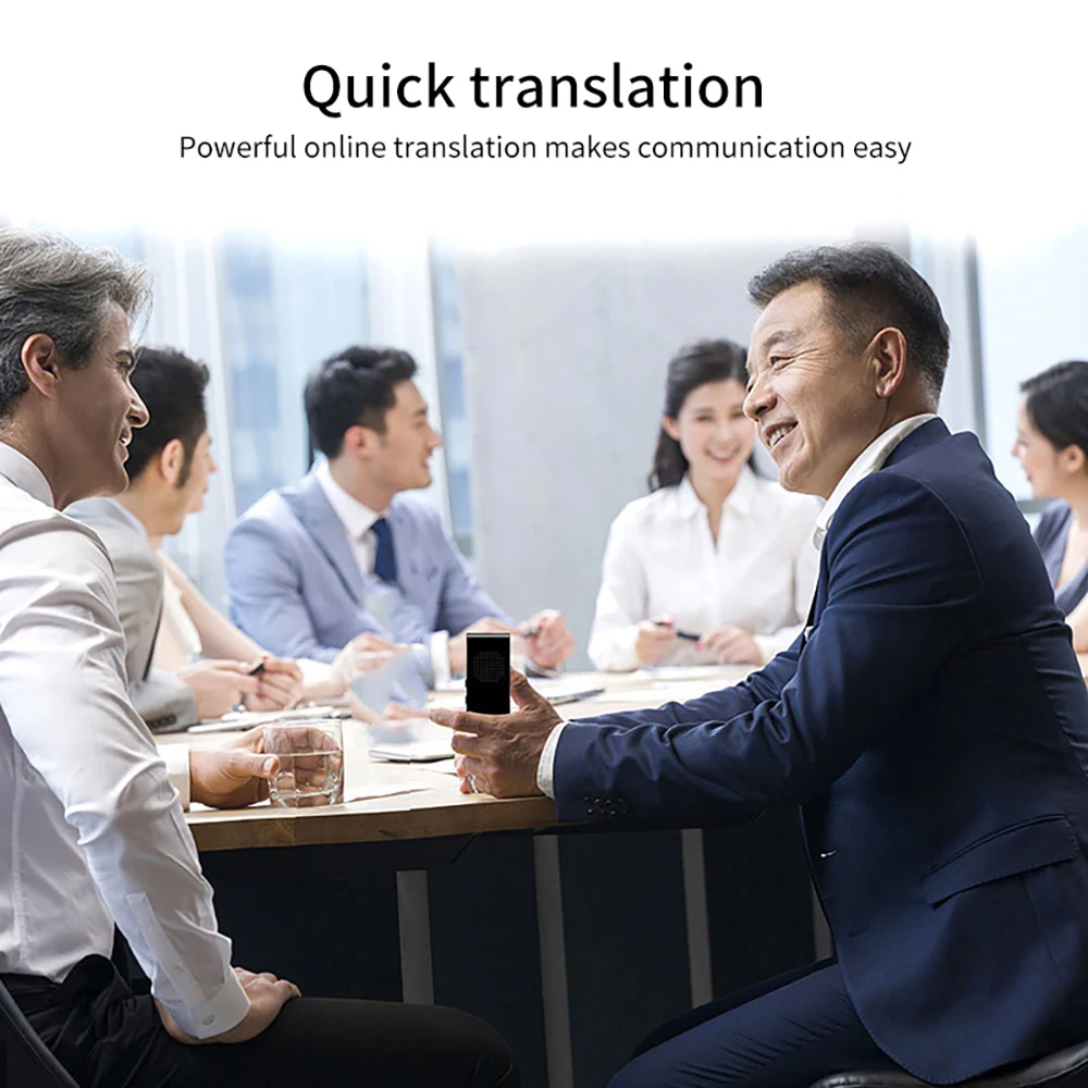 

Portable Smart Voice Speech Translator Multi Languages 40 Various Languages Translation Learning Travelling Business Meeting
