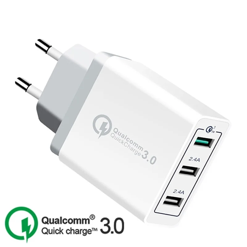 Универсальное быстрое зарядное устройство USB 18 Вт 3 0 5 В А для Iphone 7 8 с европейской
