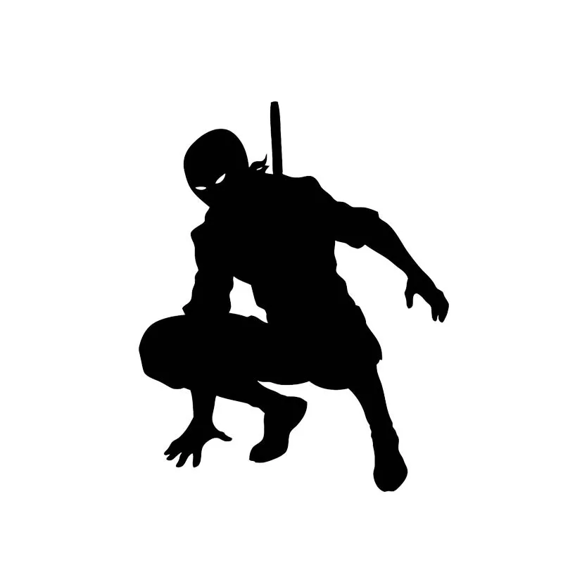15*12 см Ninja в темноте яркая наклейка воин покрывающая тело солдата автомобильная
