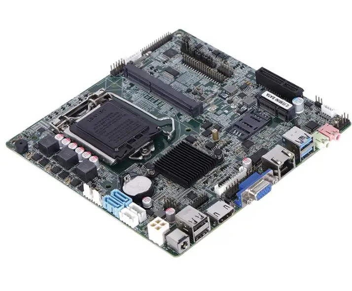 Новая оригинальная материнская плата Mini-ITX для 4-го процессора Intel Core i3 i5 i7 H81