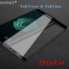 2 шт для Xiaomi Mi A2 стекло закаленное стекло для Xiaomi Mi A2 6X пленка 9H полный клей полное покрытие Защита экрана для Xiaomi Mi A2 6X