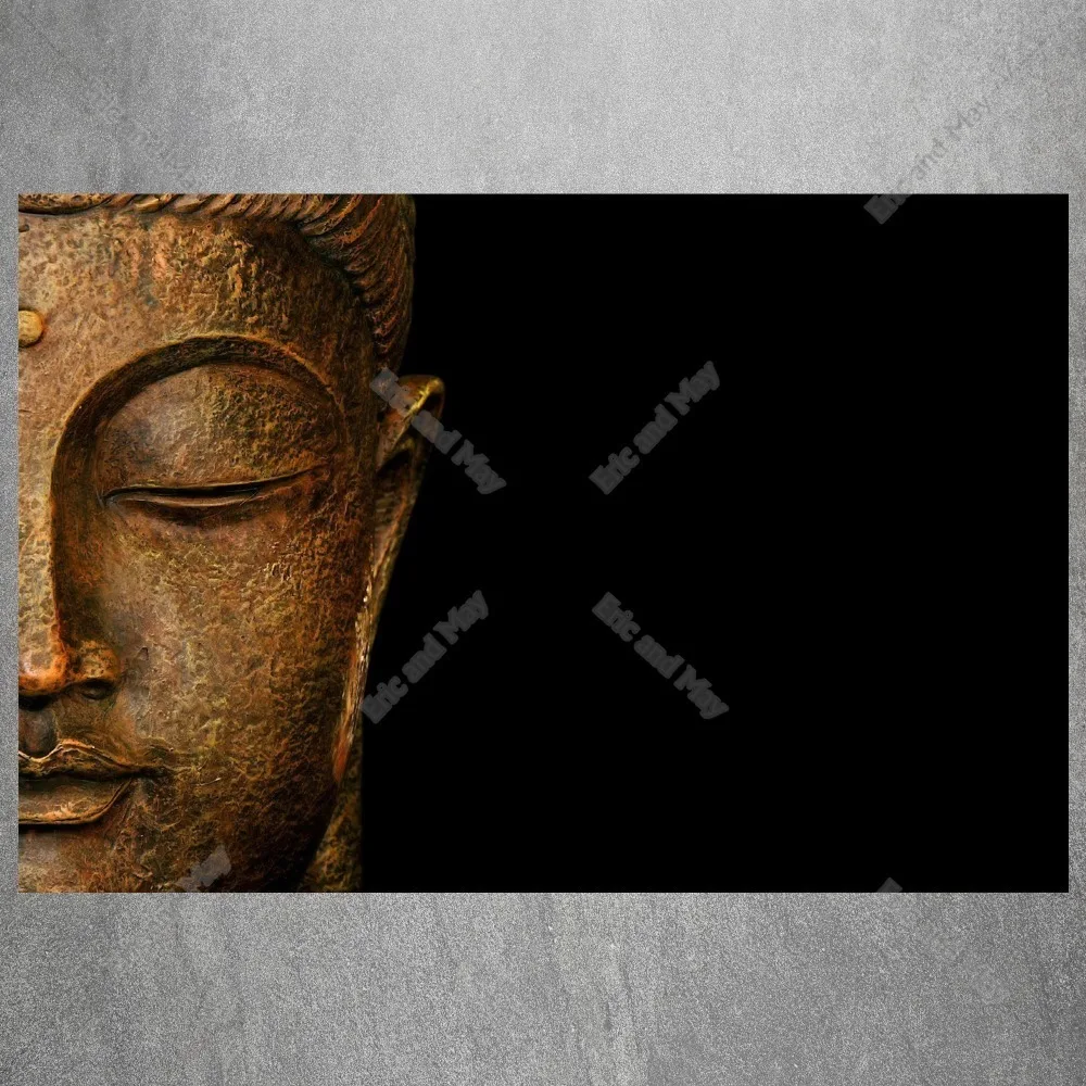 Buddha Head Vintage Retro Posters And Prints Large Canvas Art Print Painting Home Decor Modern Wall Picture | Дом и сад