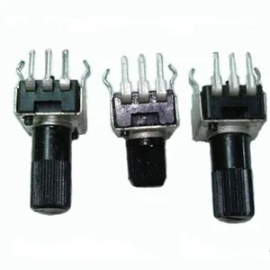 20 шт. регулируемый резистор 1K 2K 5k 10K 20K 50K 100K 200k 500k 1 м ручка 7 мм12 мм RV09 вертикальный регулируемый потенциометр