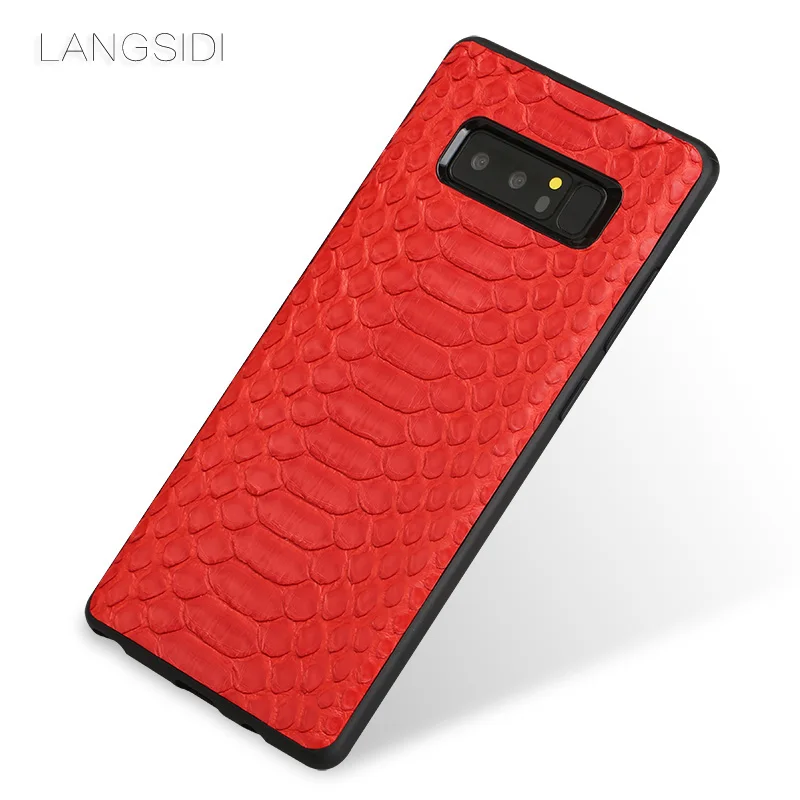 Wangcangli брендовый Чехол для мобильного телефона из натуральной кожи питона чехол