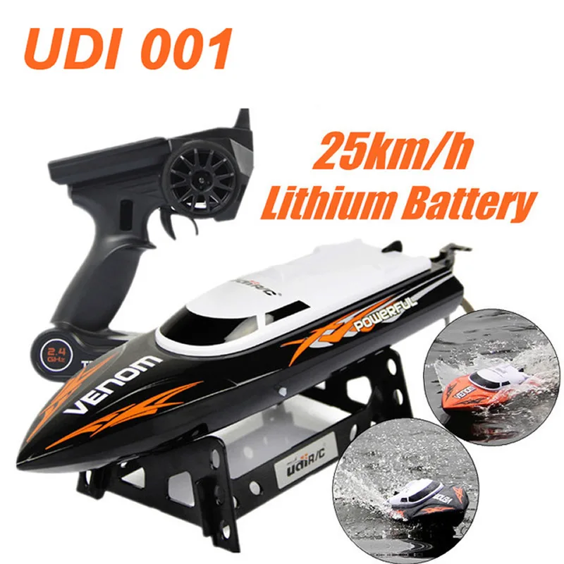 

UDI001 RC Boat Bateau One Propeller Remote Control Boats Remote Control Toys 2.4GHz 4CH Water Cooling High Speed RC Speed FSWB