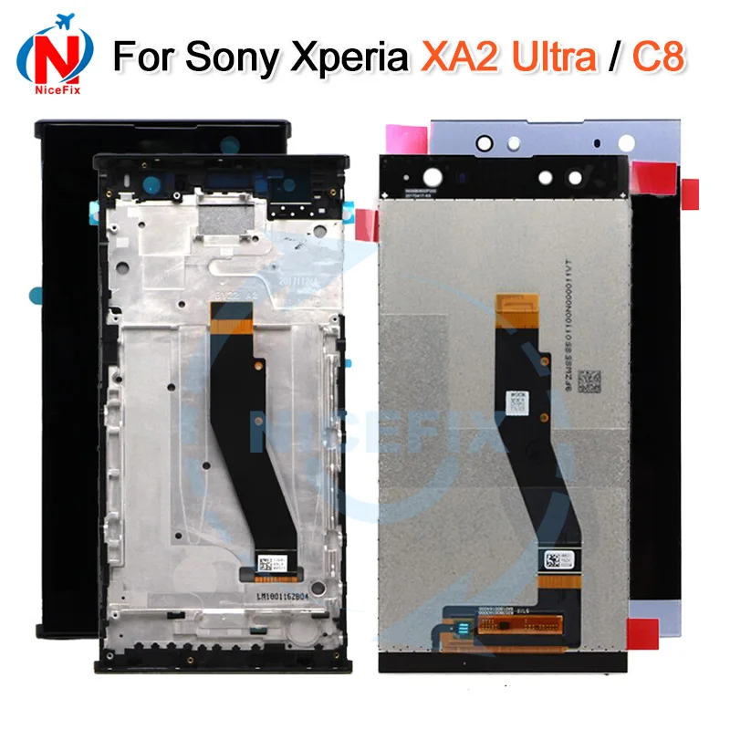 ЖК-дисплей с сенсорным экраном и дигитайзером в сборе для SONY Xperia XA2 Ultra H4233 H4213 H3213 C8