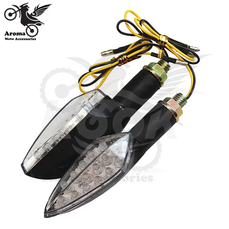 hot carbon fibre color motorcycle accessories motorbike turn signal light for KTM LED motocross indicator dirt pit bike flashers |