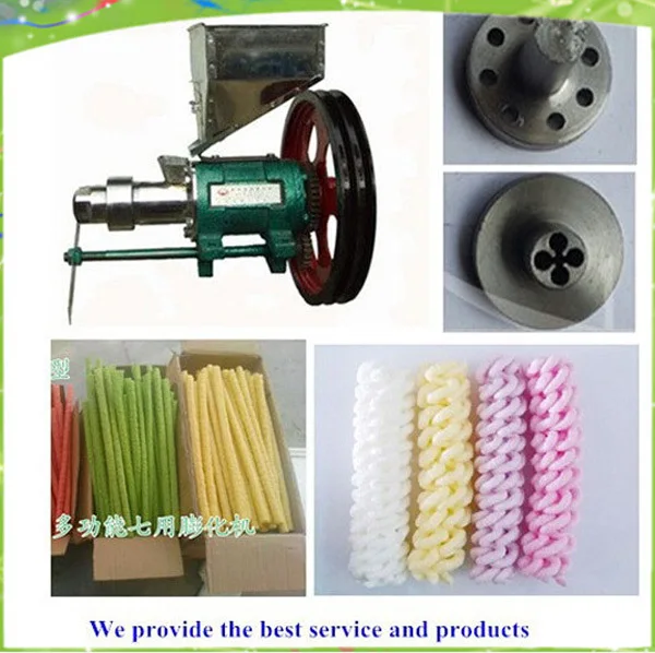 

puffed rice snacks extruder machine with 7 molds free shipping