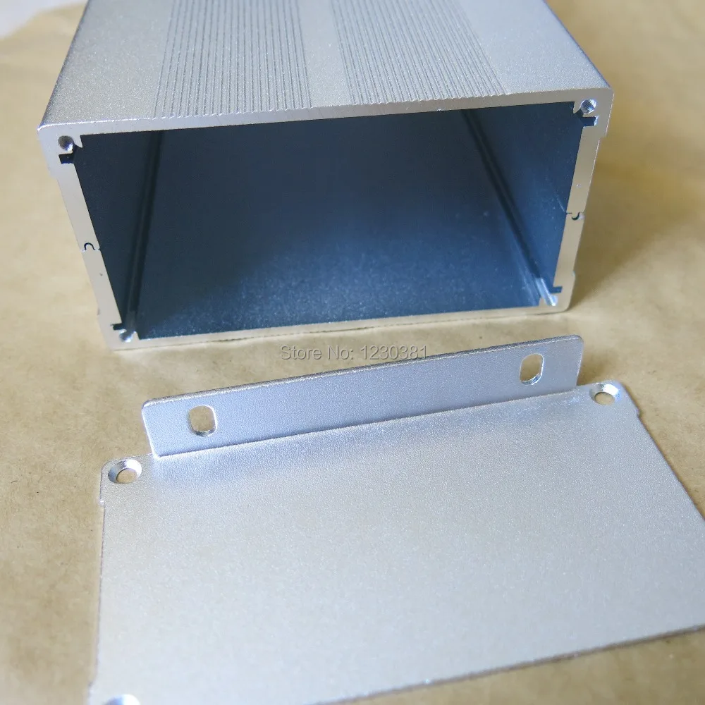 Алюминиевая алюминиевая проекционная коробка 200x105x55 мм (ДхШхВ) оболочка Enclousure для