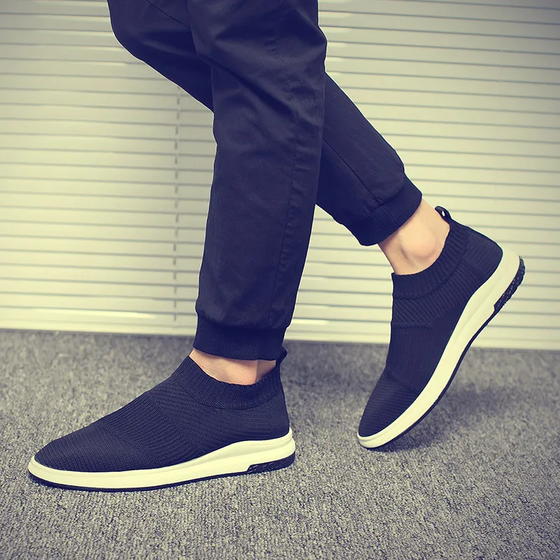 Flywire Socks Shoes Running for Men Breathable Slip-On Sneakers Air Mesh Sport Light Durable Sheos | Спорт и развлечения