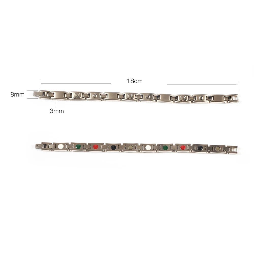 5 элементов в 1 титановый Магнитный браслет для мужчин и женщин|bracelet supplier|bracelet