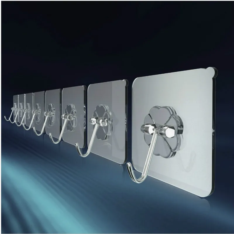 12PCs Boxed Wall Hooks Strong Transparent Suction Cup Sucker Hanger for Kitchen Bathroom Key Holder Hook Storage Hangers | Дом и сад
