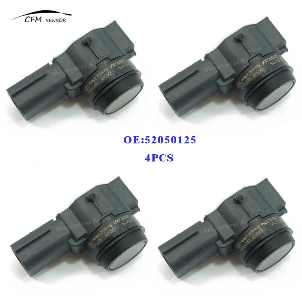 

4PCS New 52050125 PDC Parking Sensor Bumper Reverse Assist For GM 0263023354
