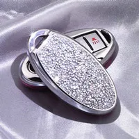 A-Silver Роскошный Звездный блестящий чехол с кристаллами и бриллиантами для Nissan, Infiniti QX50 Q50L Q60 Q70 QX6 подарки для девочек - Название цвета: A-Silver