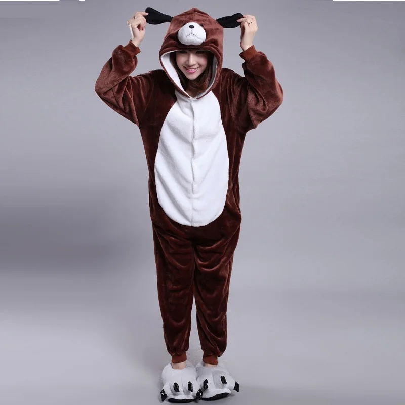 Милые цыплята животных onesies зима Kawaii Kigurumi Новый Китайский Зодиак Аниме пижамы с