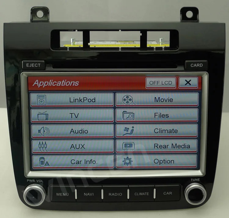 RoadRover бренд 8 &quotавтомобильный DVD GPS плеер для VW Touareg 2012 Поддержка оригинального