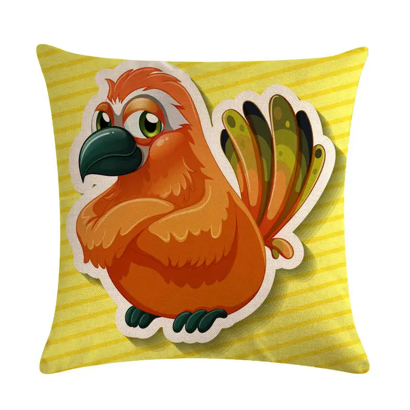 Чехол для подушки из серии животных домашний декор Лев кот обезьяна декоративные