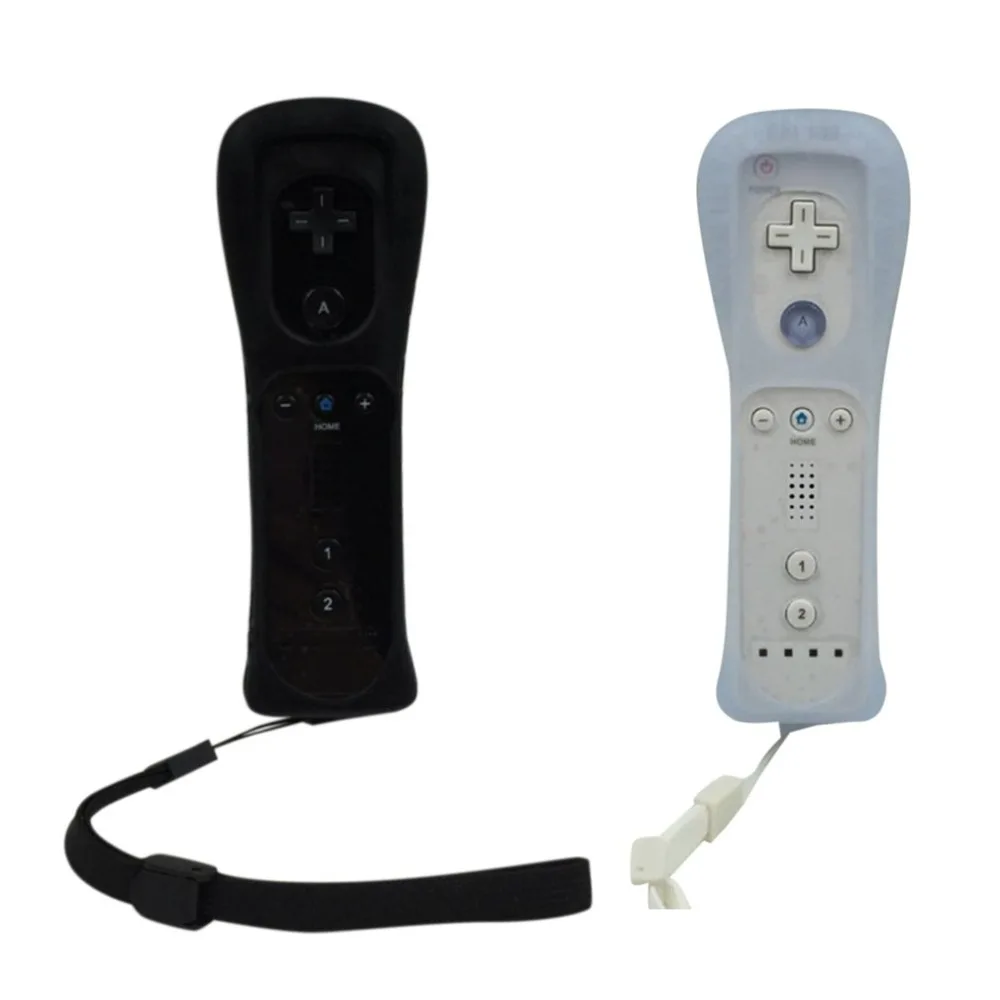 Беспроводной пульт дистанционного управления для wii Plus, геймпад с силиконовым чехлом, чехол с датчиком движения для nintendo