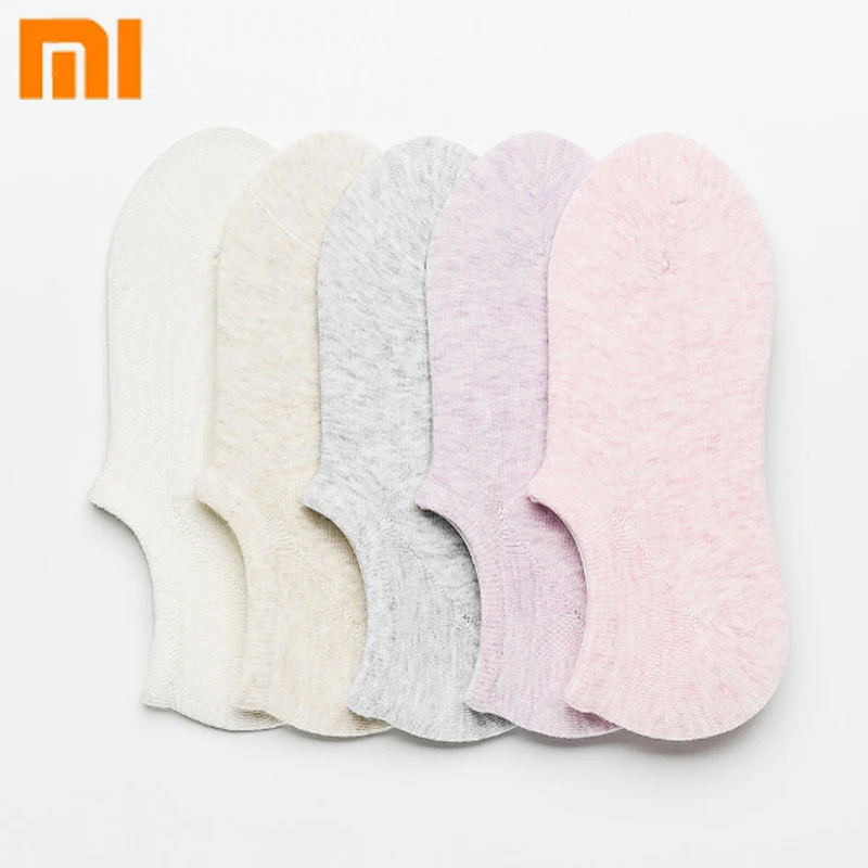 5 шт./компл. оригинальный Xiaomi PULPOL носки женские анти офф износ комфортные Дышащие