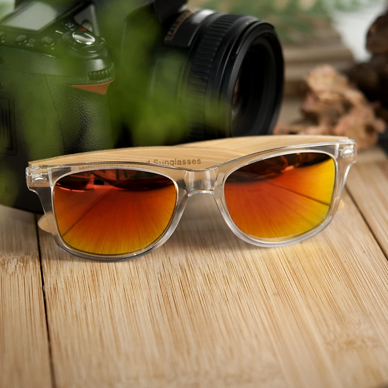 BOBO BIRD Bamboo Мужские солнцезащитные очки поляризованные UV 400 Ретро женские мужские в