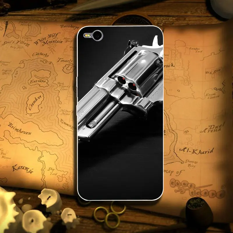 Военный фанат Книги об оружии Пистолеты Силиконовые мягкие чехлы для телефонов