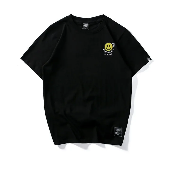BOLUBAO New Printed Men's T-Shirt Summer Short Sleeve Tops Tees Hip Hop Casual Cotton Men T Shirts Fashion Street Clothing