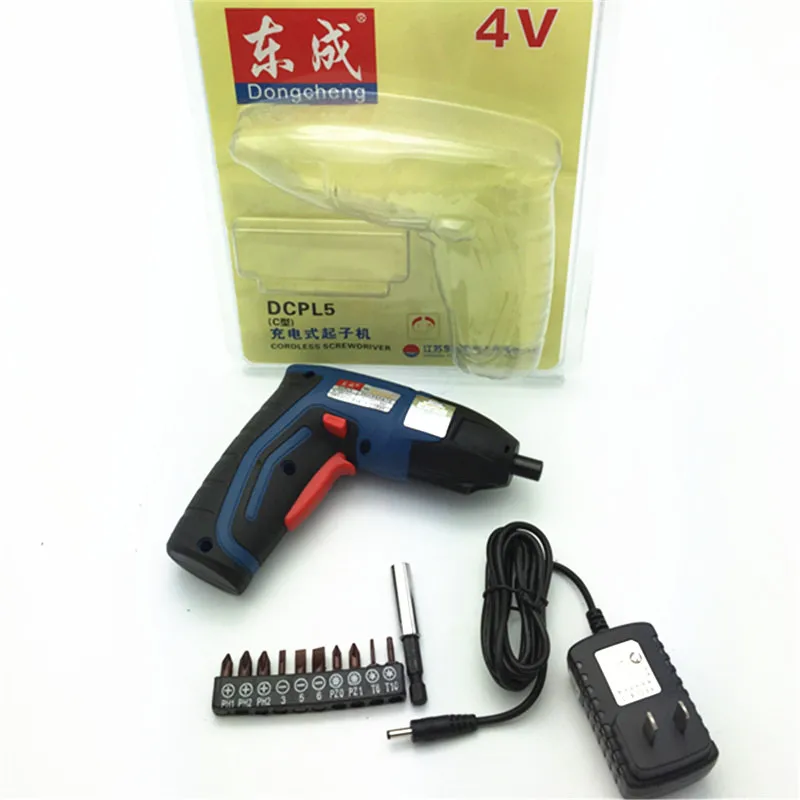 DCPL5C мини отвертка 4V бытовая техника цифровой инструмент ремонт Dongcheng зарядка