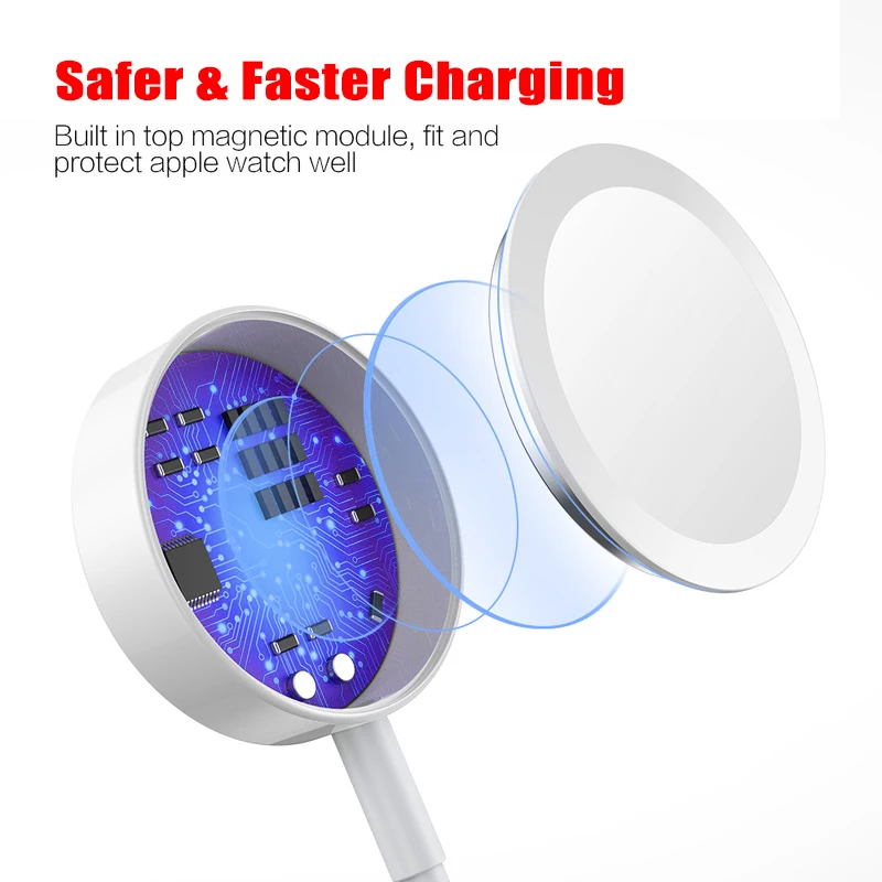 Быстро Беспроводной Зарядное устройство Магнитный зарядный кабель для передачи