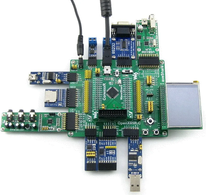 Open205R-C Pack B = STM32 макетная плата STM32F205R рукоятка STM32F205RBT6 MCU + 2 дюймов 320*240 сенсорный