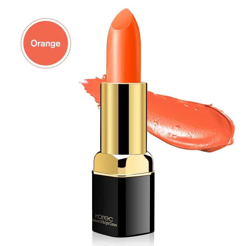 Orange ROREC, водостойкая Матовая жидкая помада с эффектом увлажнения, помада для губ, стойкий блеск для губ, гладкая косметика, красота, макияж, Maquiagem Batom - Цвет: Orange