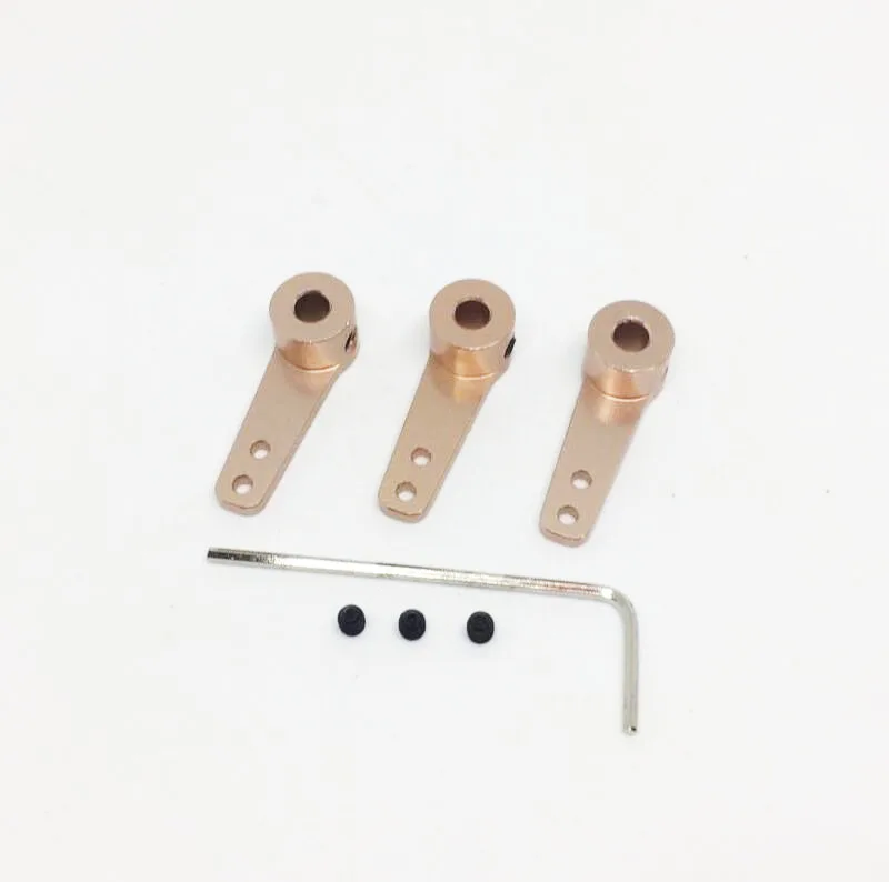 Бесплатная доставка 4 шт. рулевая рукоятка из алюминиевого сплава металлический двигатель одинарная 3/4/5 мм