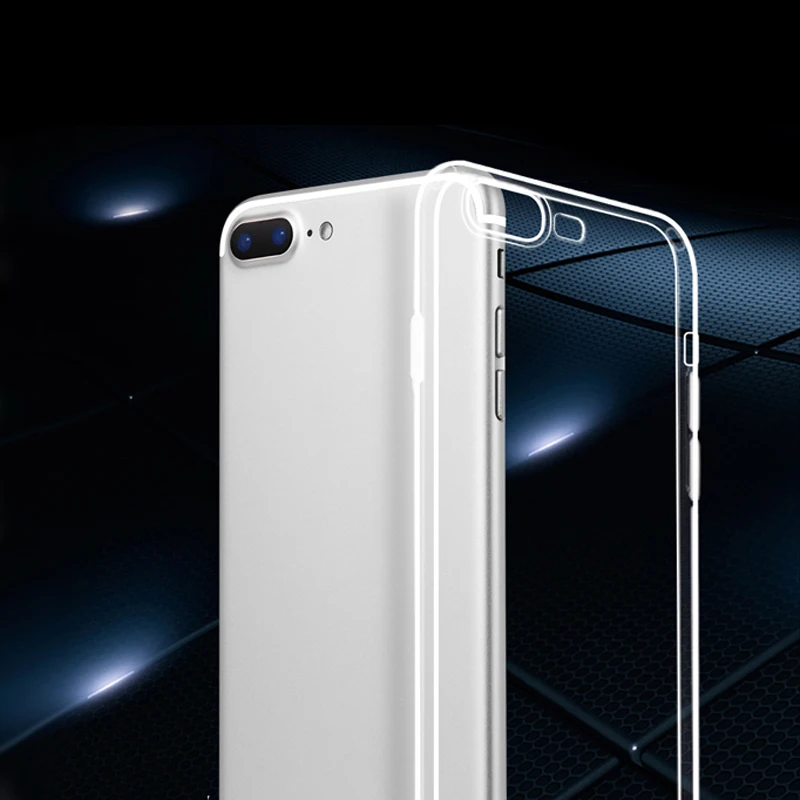 SRLEEKING Роскошный прозрачный чехол для телефона iPhone 5 6 7 8Plus противоударный