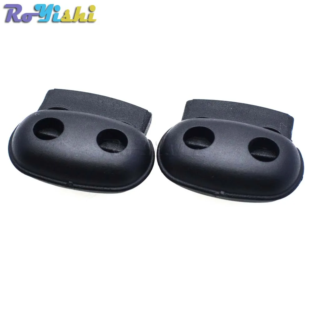 100pcs/pack Plastic Cord Lock Stopper Toggle Clip Black 25mm*21mm*8mm | Дом и сад