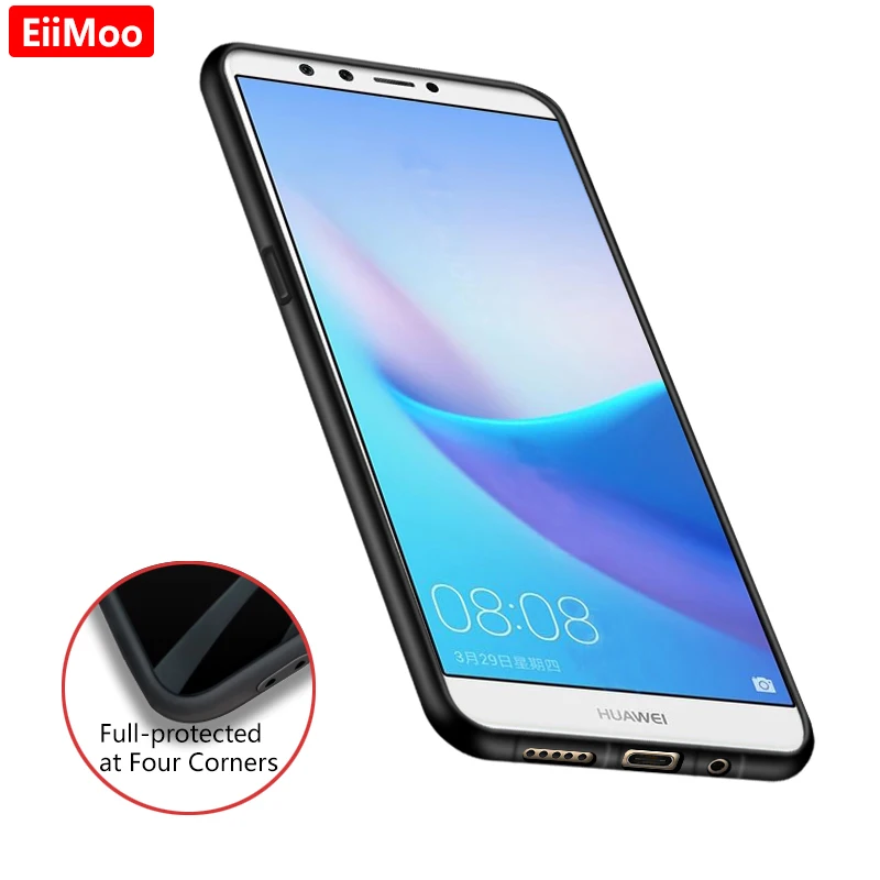 Женский чехол для Nubia V18 с милым рисунком силиконовый мягкий ZTE черный матовый