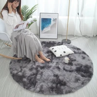 nordic round carpet tie dye living room coffee table blanket bedroom bedside mat computer chair yoga rug