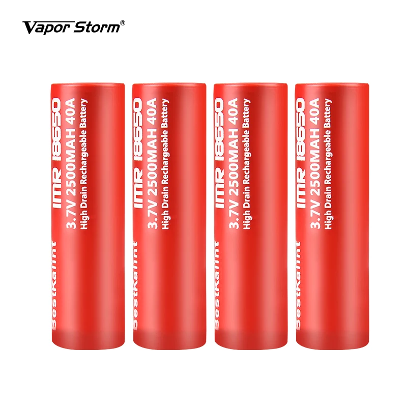 Electronic Cigarette High Drain Lithium IMR 18650 Battery 2500mah 3.7V 40A Cell Rechargeable Box Mod Vape | Электроника