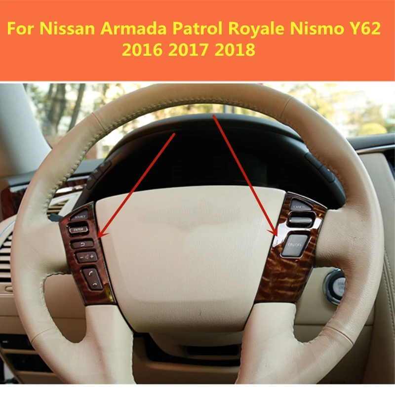 Для Nissan Armada Patrol Royale Nismo Y62 2016 2017 2018 автомобильные хромированные аксессуары из АБС