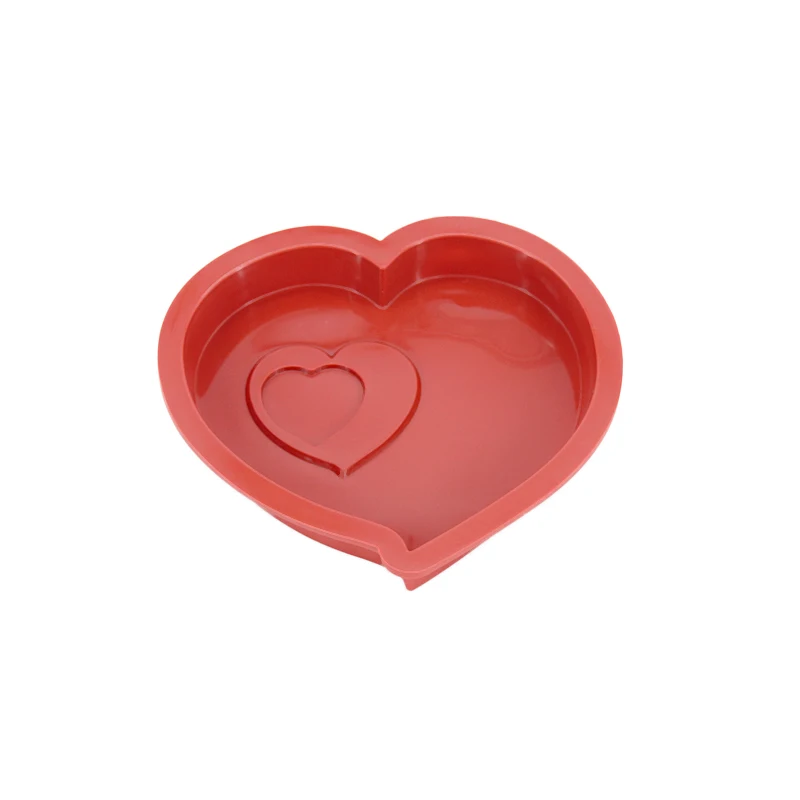 Solid Heart Shape Cake Mold Single Pan Classic Sweet Silicone Non Stick DIY Baking Tool | Дом и сад