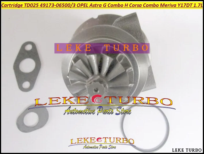 Турбокомпрессор для OPEL Astra Combo H Corsa Meriva Y17DT 1.7L турбокомпрессор с ядром CHRA TD025 49173-06500