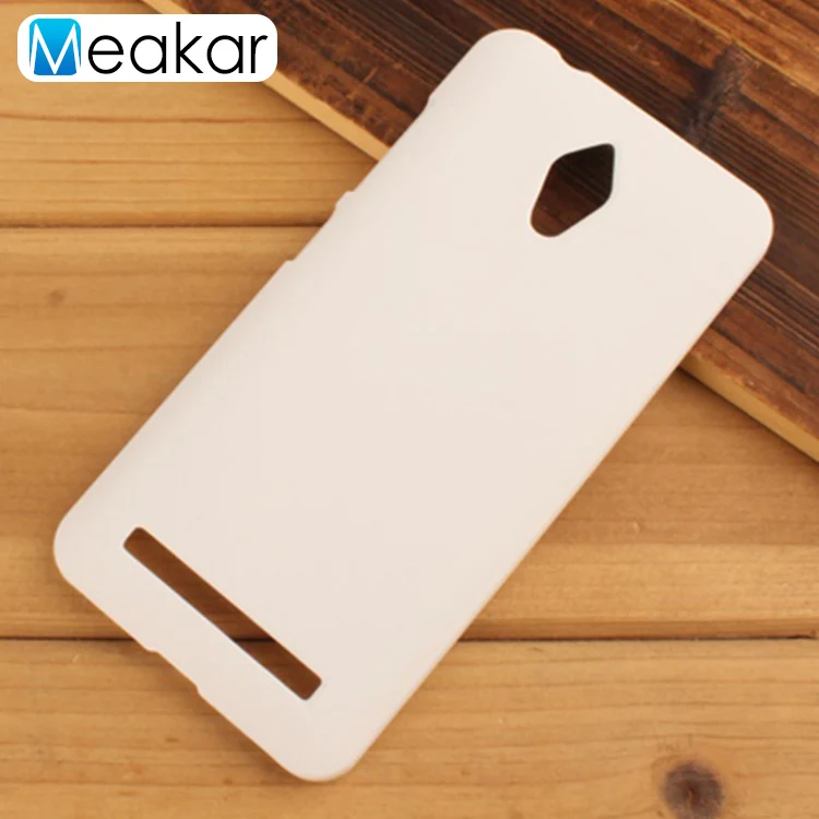 Матовая Пластик Coque 5.0For Asus Zenfone Go Zc500Tg чехол для Asus Zenfone Go Zc500Tg телефона чехол-лента на заднюю панель - Цвет: white