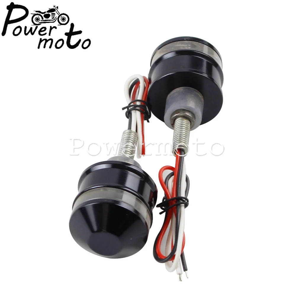 Универсальный мотоцикл 1 "Руль LED поворотники для Harley Cafe Racer Chopper Bobber указатели