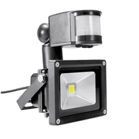 pir 10w led floodlight ivanowa 12v 24v input spotlight waterproof solar system garage security motion sensor time adjustable