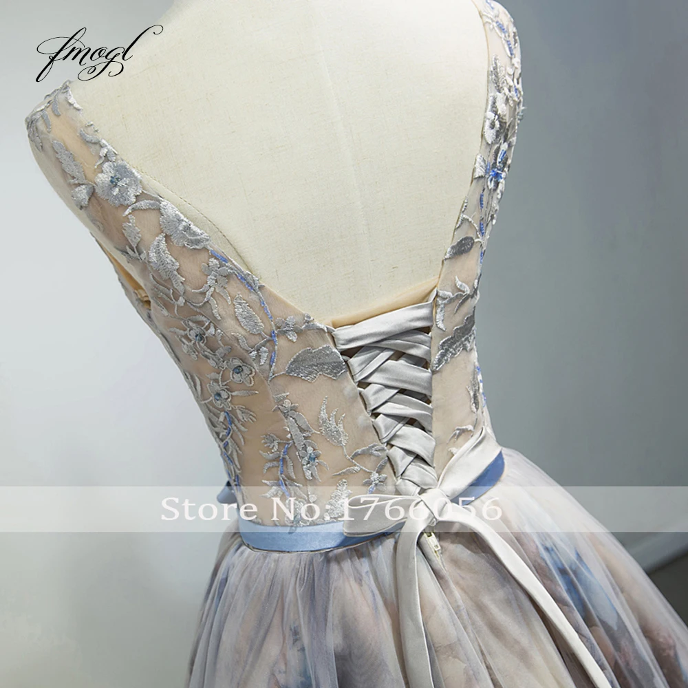 Fmogl Sexy Backless Bow Knee Length Cocktail Dresses 2019 Beading Embroidery Special Occasion Dress Short For Party | Свадьбы и
