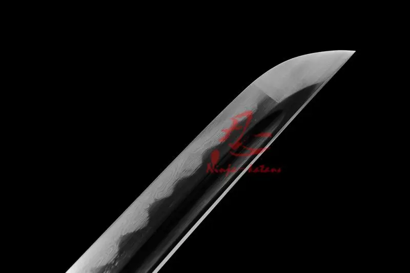 40 6 &quotобкладка глиной изогнутая сталь нож японский самурай цветок Цуба Катана