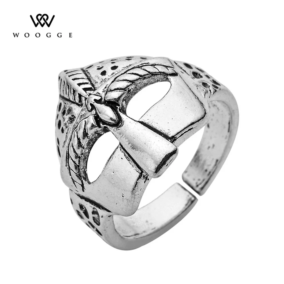 2018 модные ювелирные изделия Новый Спартанский шлем Pagan кольца Anillo Espartano Casco Vikingo